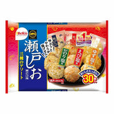 Befco Seto Shio Senbei Rice Crackers – 3 Flavors Assortment 30 Pieces